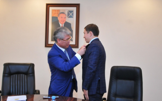 Геннадия Головкина наградили медалью МВД за вклад в развитие спорта Казахстана